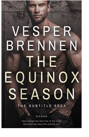 Pre Made Book Cover Cocoa Brown