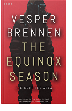 Pre Made Book Cover Persian Red