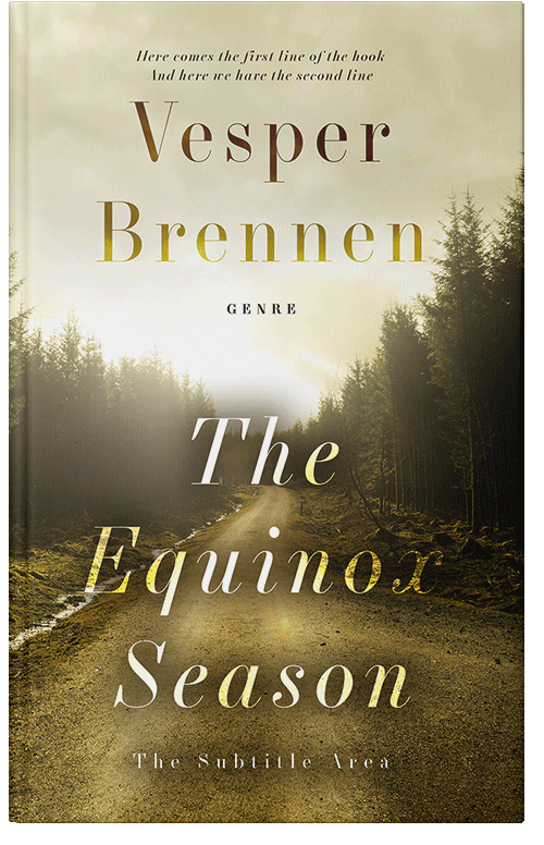 Front view of Premade Mystery & Thriller & Suspense Book Cover - Akaroa