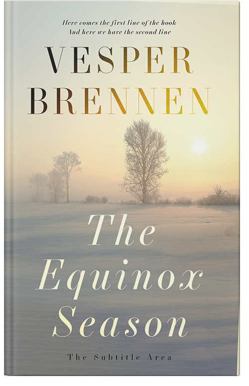 Front view of Premade Nature Book Cover - Nomad