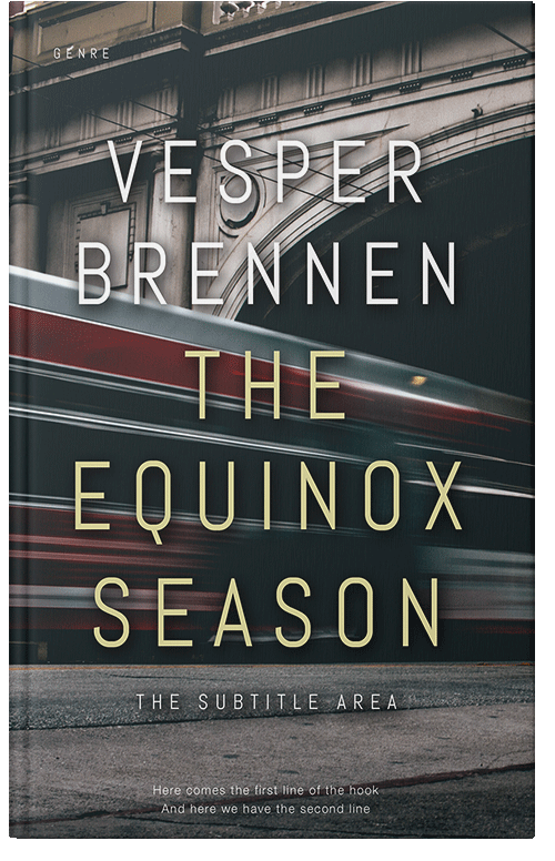 Front view of Premade Mystery & Thriller & Suspense Book Cover - Shark