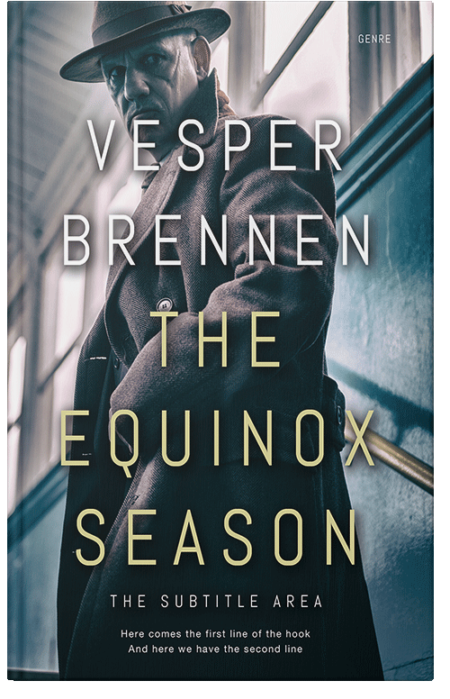 Front view of Premade Mystery & Thriller & Suspense Book Cover - Cloud