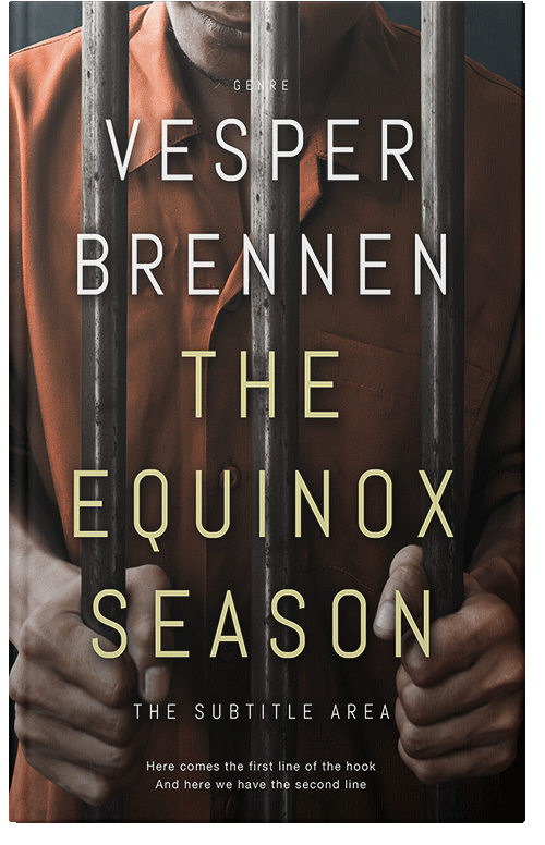 Front view of Premade Mystery & Thriller & Suspense Book Cover - Oil