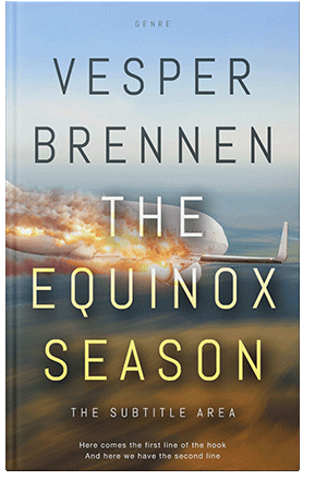 Pre Made Book Cover Jungle Mist