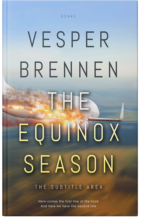 Front view of Premade Mystery & Thriller & Suspense Book Cover - Jungle Mist