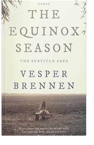 Pre Made Book Cover Sandstone