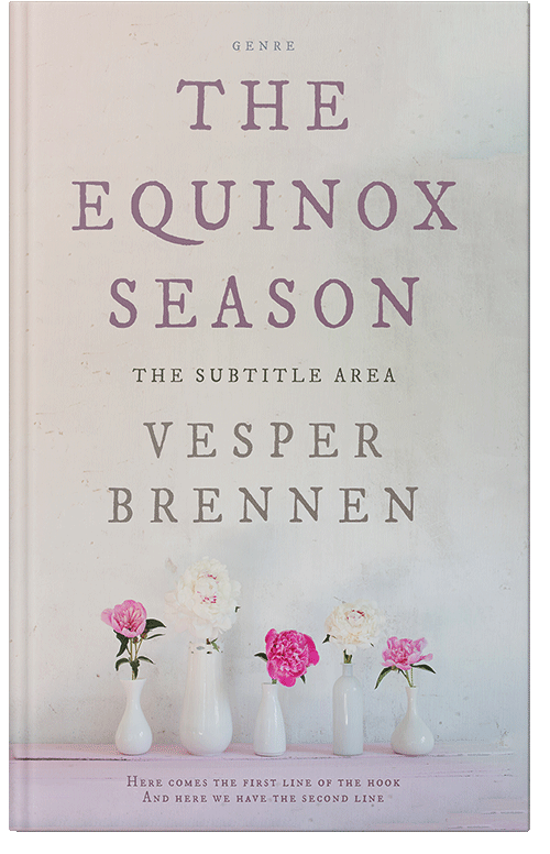 Front view of Premade Literary Fiction Book Cover - Swiss Coffee