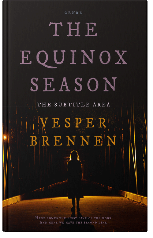 Front view of Premade Horror Book Cover - Night Rider