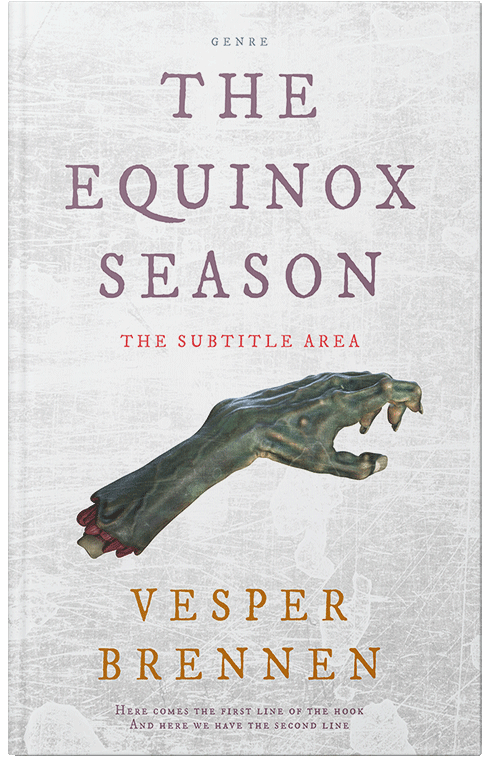 Front view of Premade Horror Book Cover - Gallery