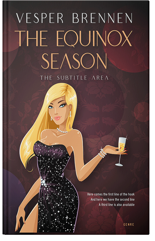 Front view of Premade Chick Lit Book Cover - Jon