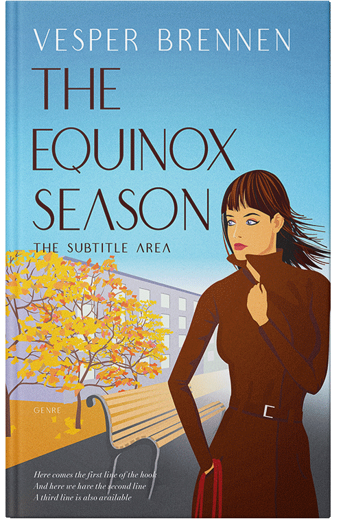 Front view of Premade Romance Book Cover - Viking