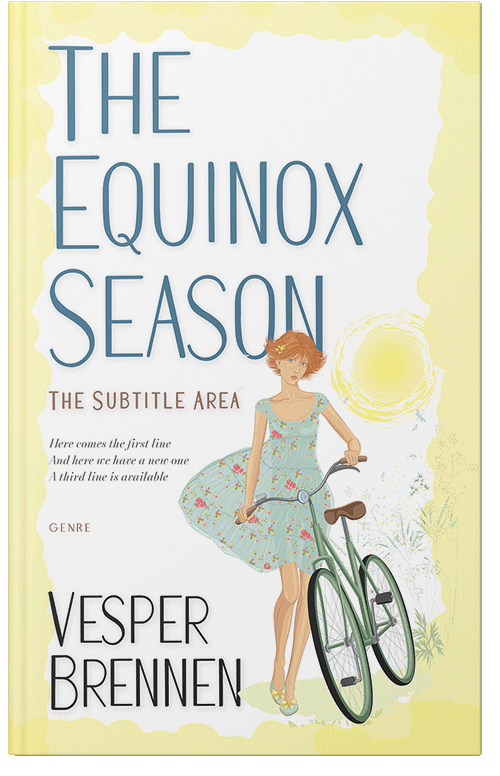 Front view of Premade Chick Lit Book Cover - Aths Special