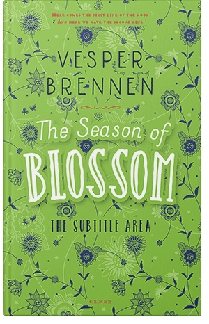 Premade Book Cover Celery