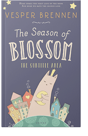 Pre Made Book Cover Storm Gray