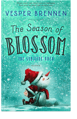 Pre Made Book Cover Turquoise