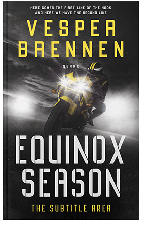 Pre Made Book Cover Stark White