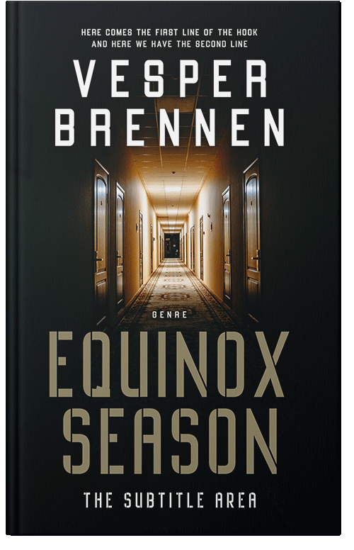 Front view of Premade Mystery & Thriller & Suspense Book Cover - Sandrift