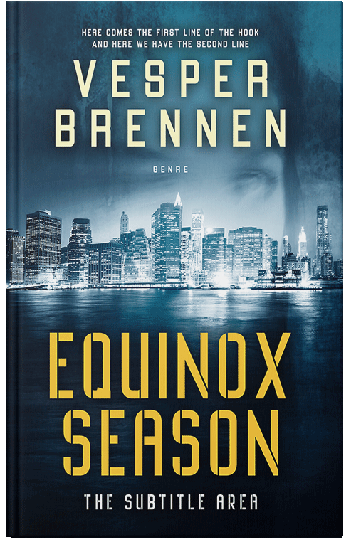Front view of Premade Mystery & Thriller & Suspense Book Cover - Winter Hazel