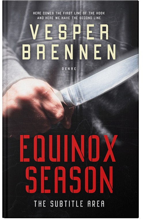 Front view of Premade Mystery & Thriller & Suspense Book Cover - Petite Orchid