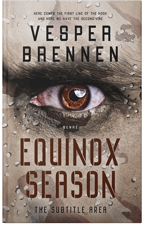 Front view of Premade Apocalyptica Book Cover - Thatch