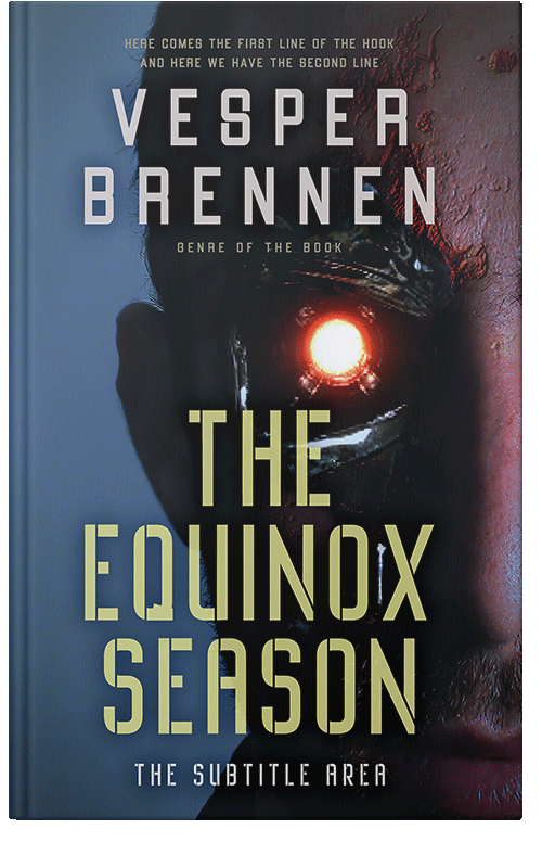 Front view of Premade Science Fiction Book Cover - Ebony Clay