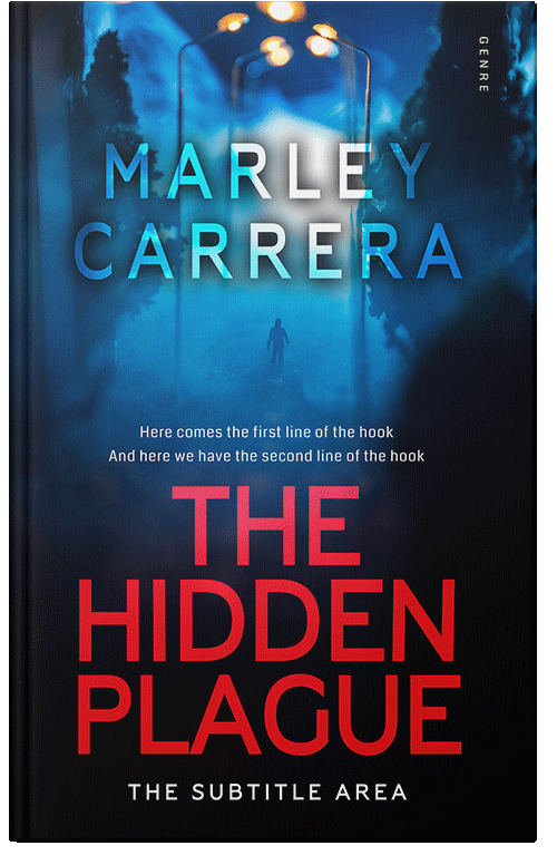 Front view of Premade Mystery & Thriller & Suspense Book Cover - Roman