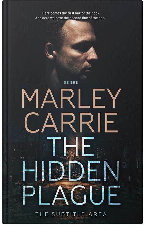 Front view of Premade Mystery & Thriller & Suspense Book Cover - Woodsmoke