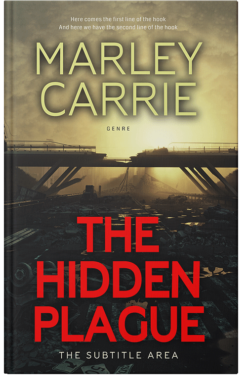 Front view of Premade Apocalyptica Book Cover - Dune