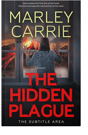 Pre Made Book Cover Flame Pea