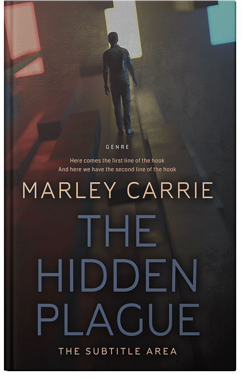 Front view of Premade Mystery & Thriller & Suspense Book Cover - Cocoa Brown