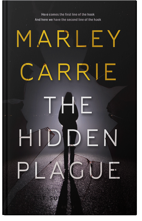 Front view of Premade Horror Book Cover - Cod Gray