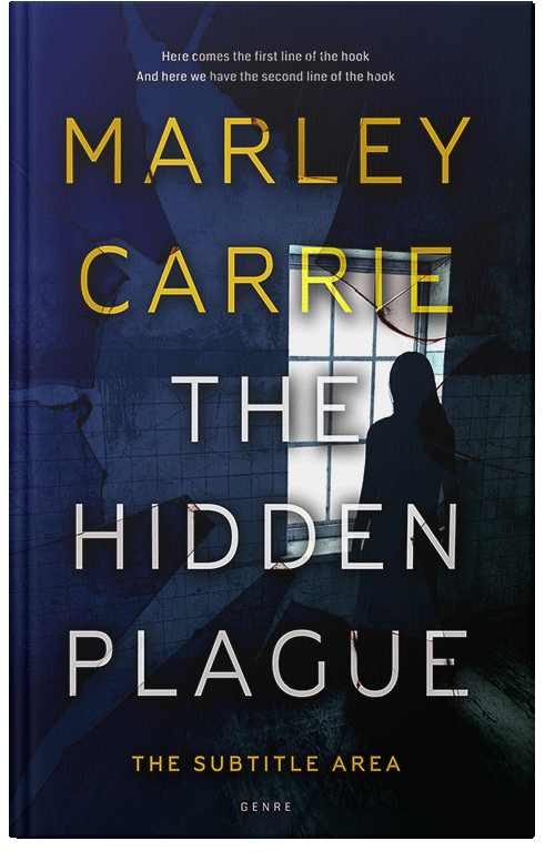 Front view of Premade Mystery & Thriller & Suspense Book Cover - Black Pearl