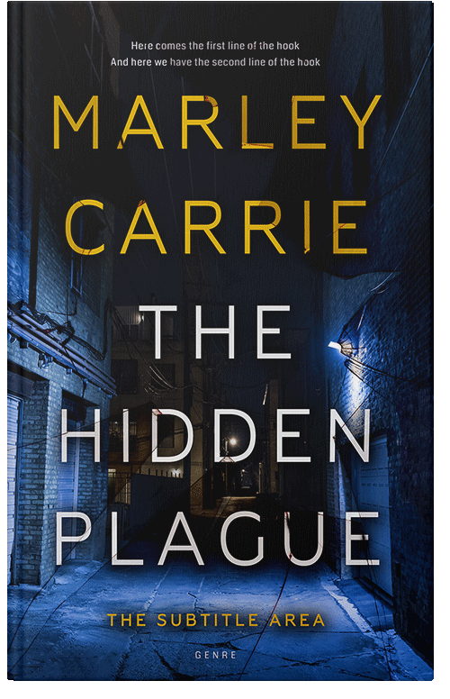Front view of Premade Mystery & Thriller & Suspense Book Cover - Ebony