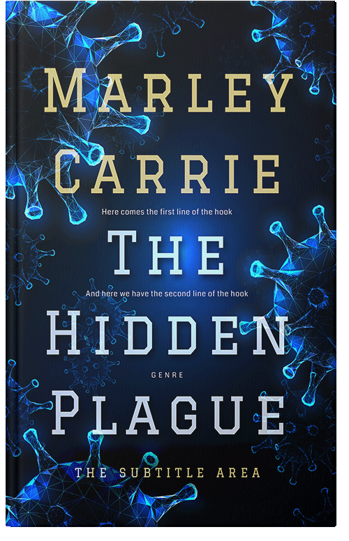 Front view of Premade Medical Book Cover - Black Pearl