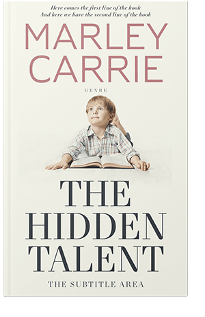 Pre Made Book Cover Ecru White