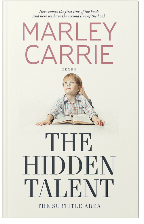 Front view of Premade Education Book Cover - Ecru White