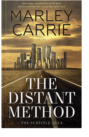 Pre Made Book Cover Black Marlin