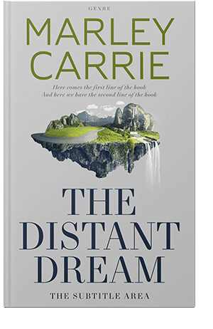 Pre Made Book Cover Quill Gray