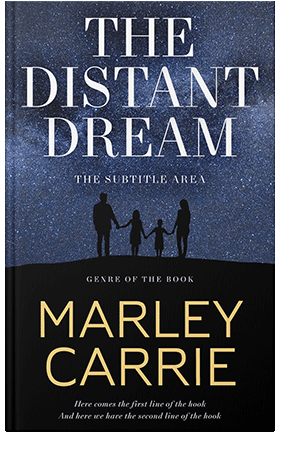 Pre Made Book Cover Ebony