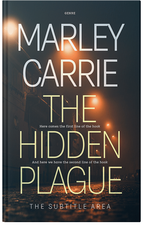 Front view of Premade Mystery & Thriller & Suspense Book Cover - Shark