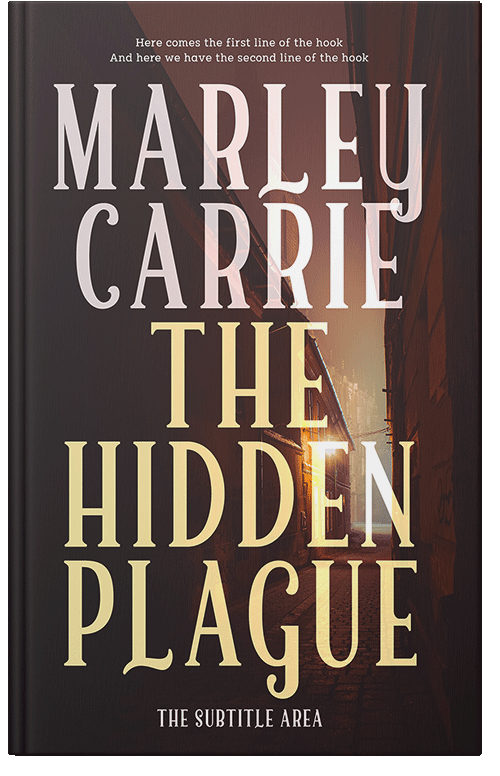 Front view of Premade Mystery & Thriller & Suspense Book Cover - Raffia