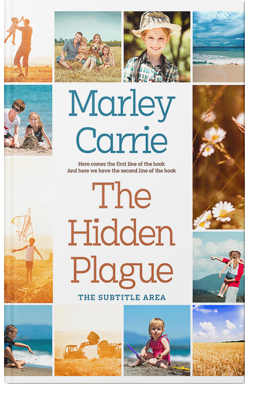 Front view of Premade Family & Parenting Book Cover - White Rock