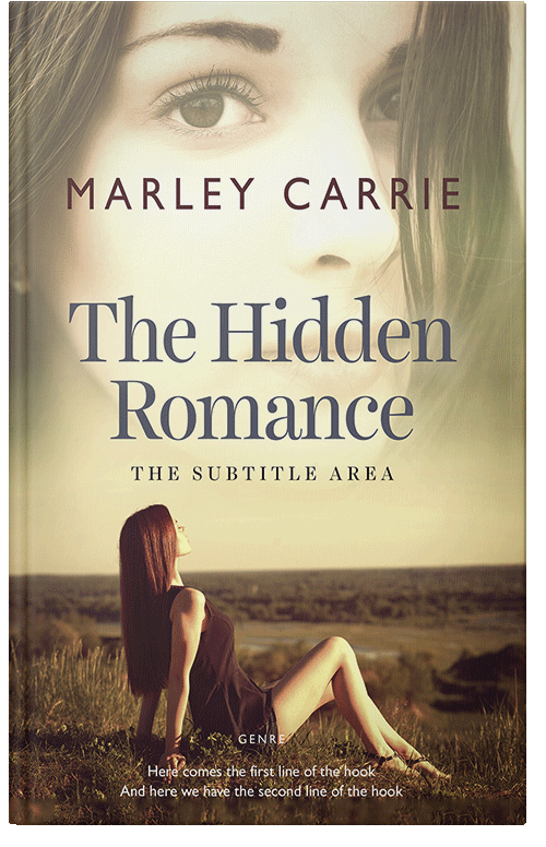 Front view of Premade Romance Book Cover - Fall Green