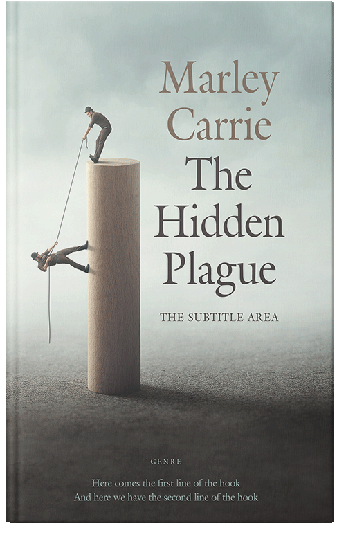 Front view of Premade Business Book Cover - Tasman