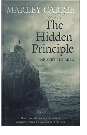 Pre Made Book Cover Limed Spruce