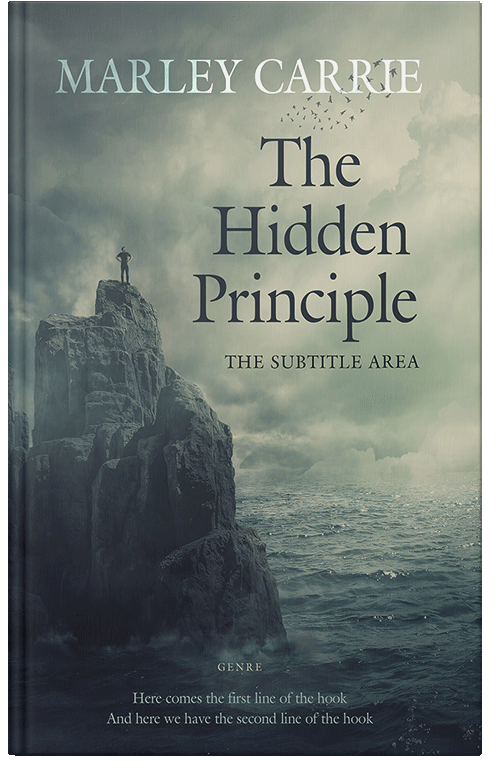 Front view of Premade Self-Improvement & Self-Help Book Cover - Limed Spruce