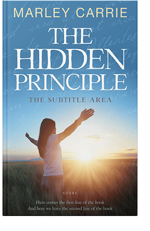 Pre Made Book Cover Steel Blue