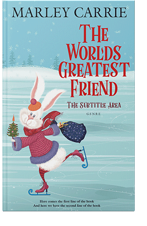 Pre Made Book Cover Aqua Island