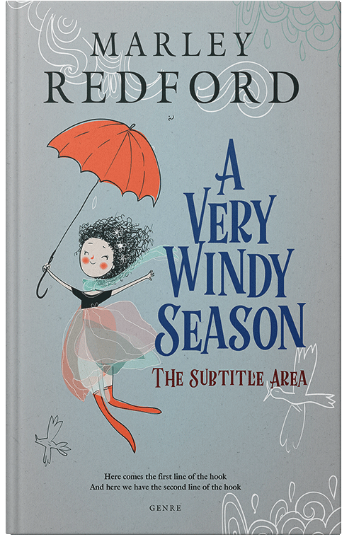 Front view of Premade Romance Book Cover - Tower Gray