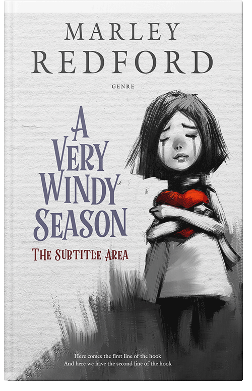 Front view of Premade Romance Book Cover - Ship Gray